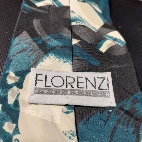 Florenzi Collection Vintage Art Deco Necktie - Picture 2 of 5